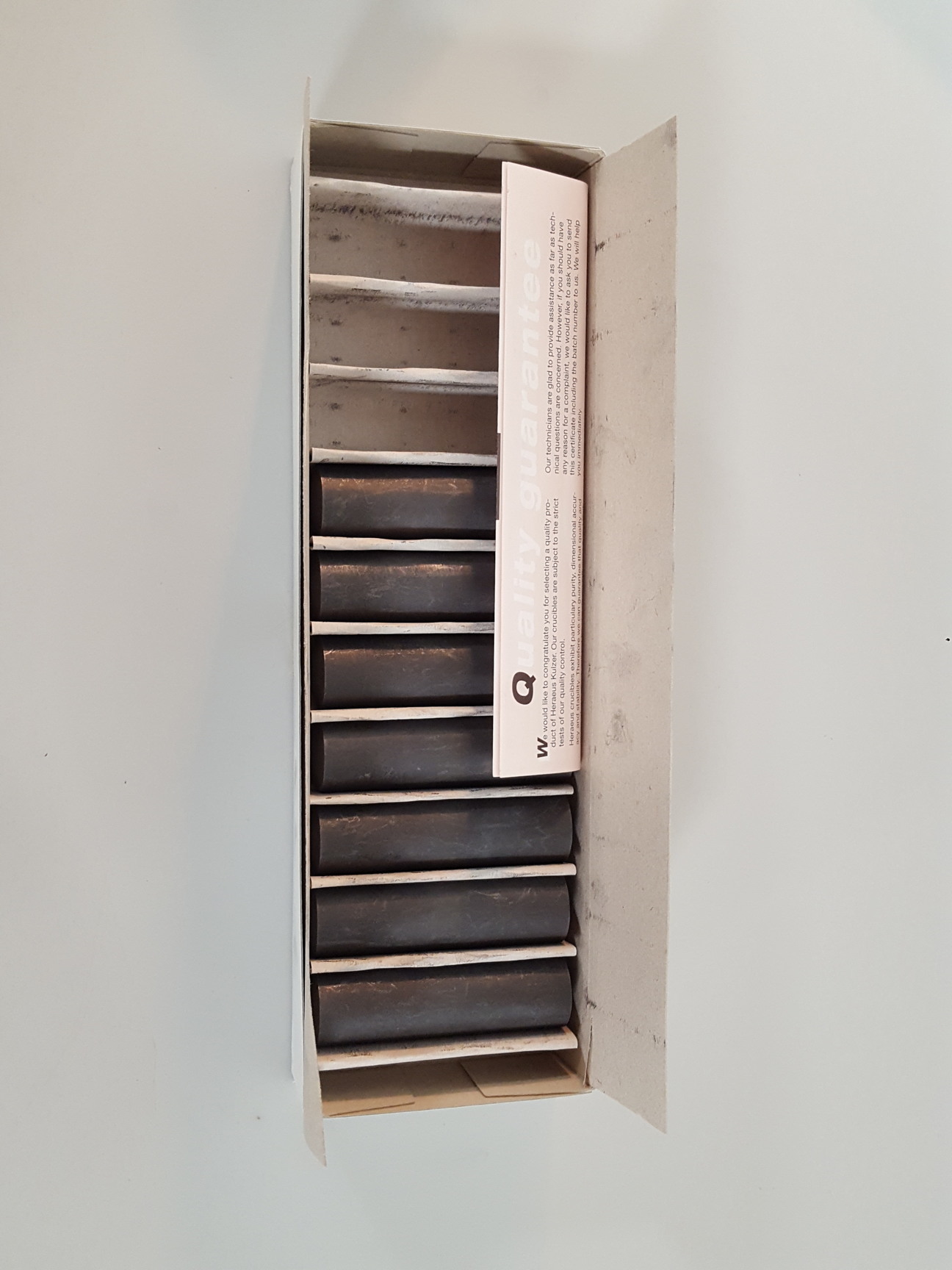 Image of 3x Boxes Heraeus Combilabor, CL-G 77 / CL-G 94, Ceramic Crucibles
