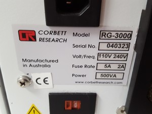 Thumbnail image of Corbett Research Rotor-Gene RG 3000 Benchtop Real-Time Thermal cycler DNA Lab