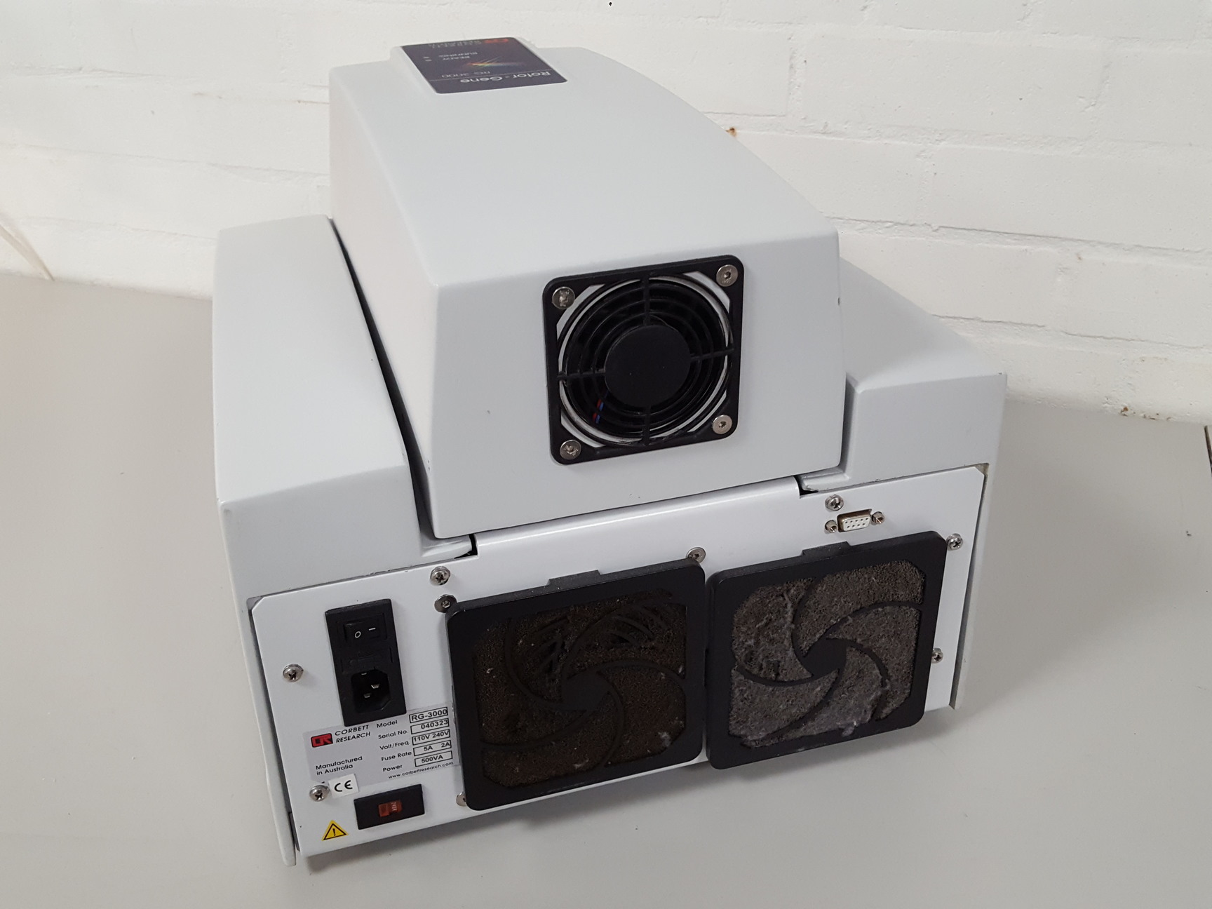 Image of Corbett Research Rotor-Gene RG 3000 Benchtop Real-Time Thermal cycler DNA Lab