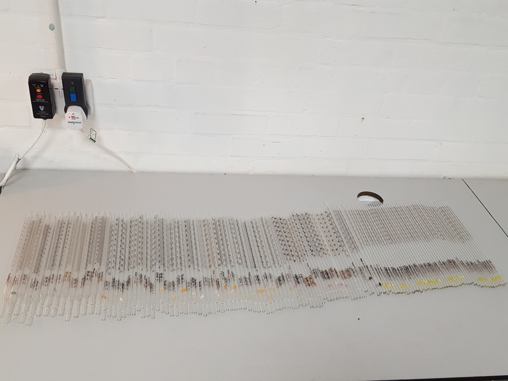 132x Blowout Glass Pipettes Lab Glassware