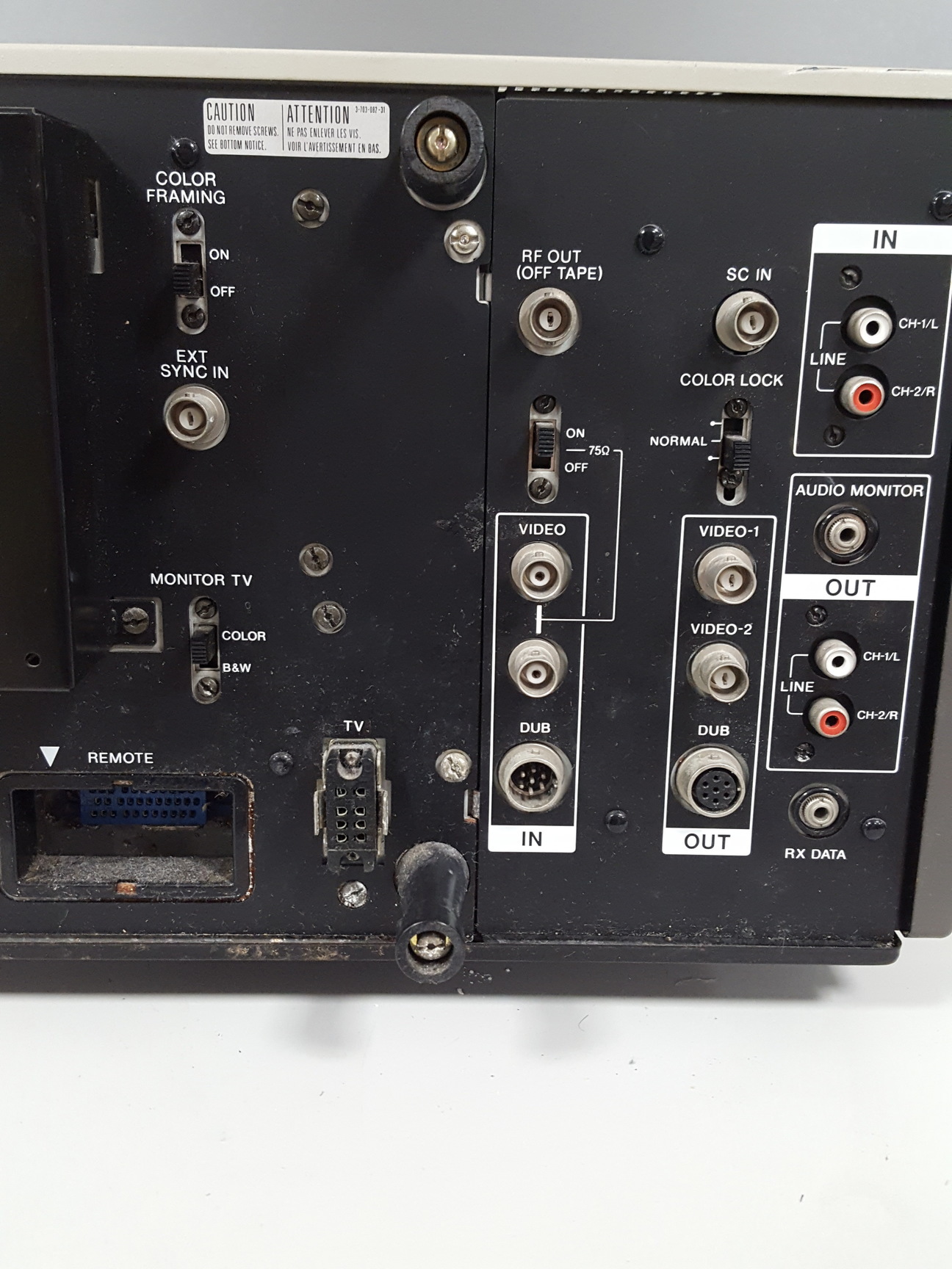 Image of Sony VO-5850P Video Cassette Recorder AV Equipment