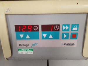 Thumbnail image of Heraeus Biofuge Pico Benchtop Microcentrifuge Centrifuge 13000rpm Lab