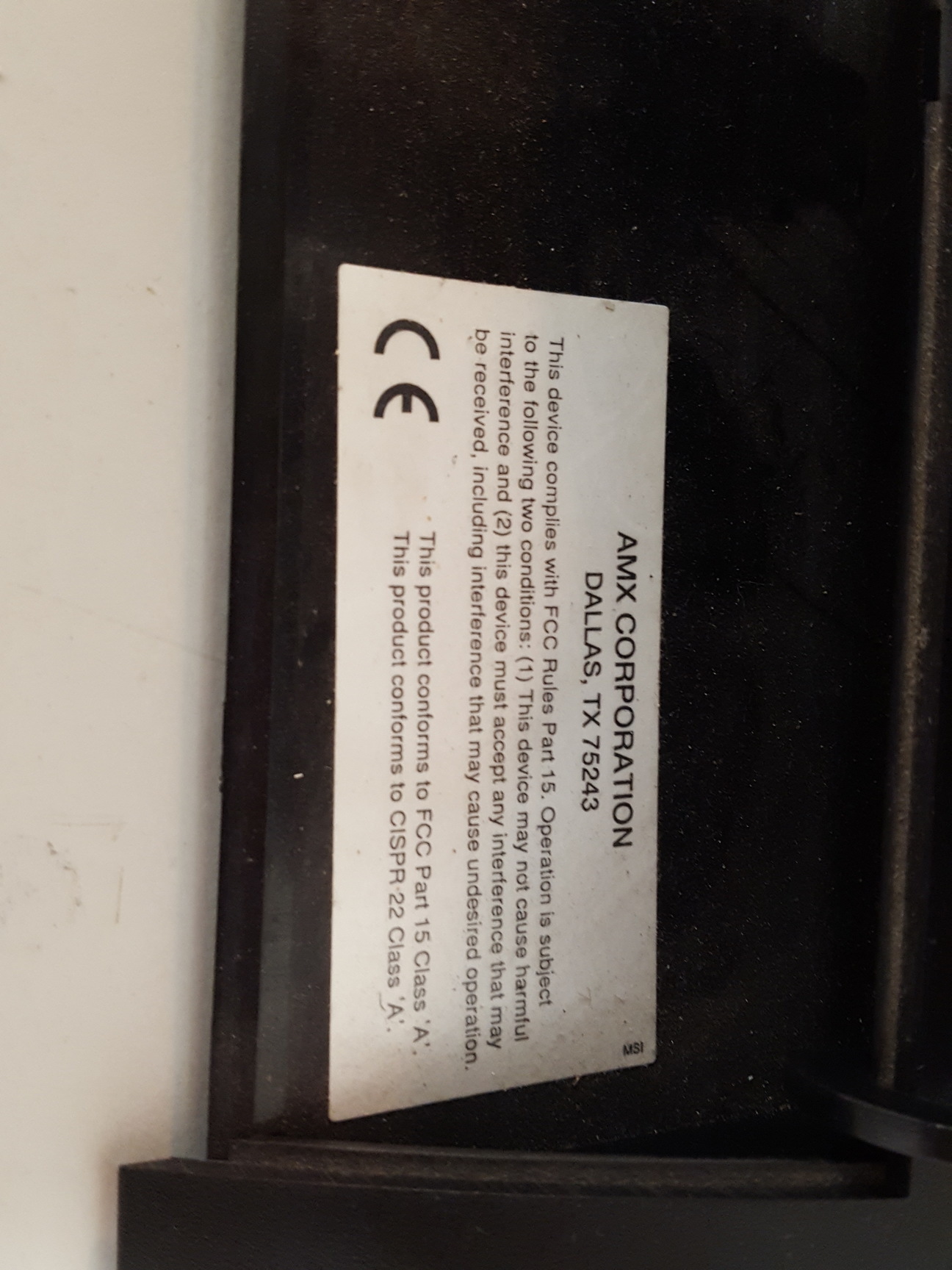 Image of AMX AXT-CA10 10" Color Touchscreen Touch Panel