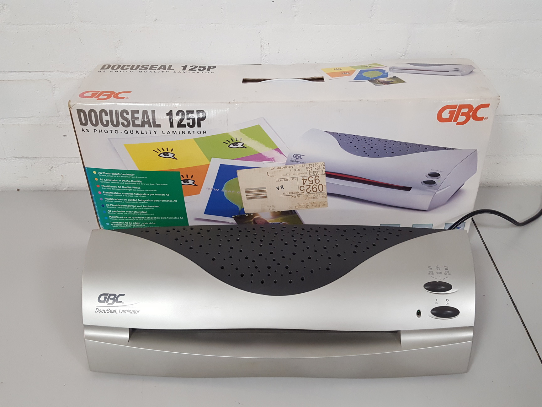 Image of GBC DocuSeal 125 A3-Photo Quality Laminator Office Stationary