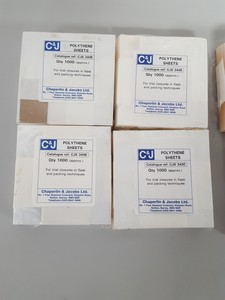 Thumbnail image of Lot of 6x Packs of C & J CJS 349E Polythene Sheets Dental