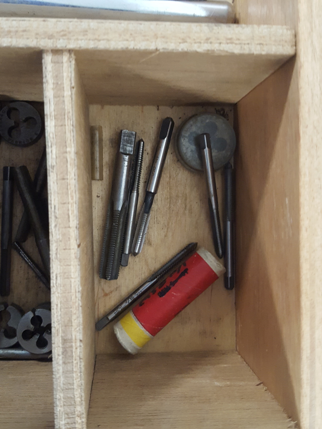 Image of Job Lot of Taps & Dies Engineering Workshop