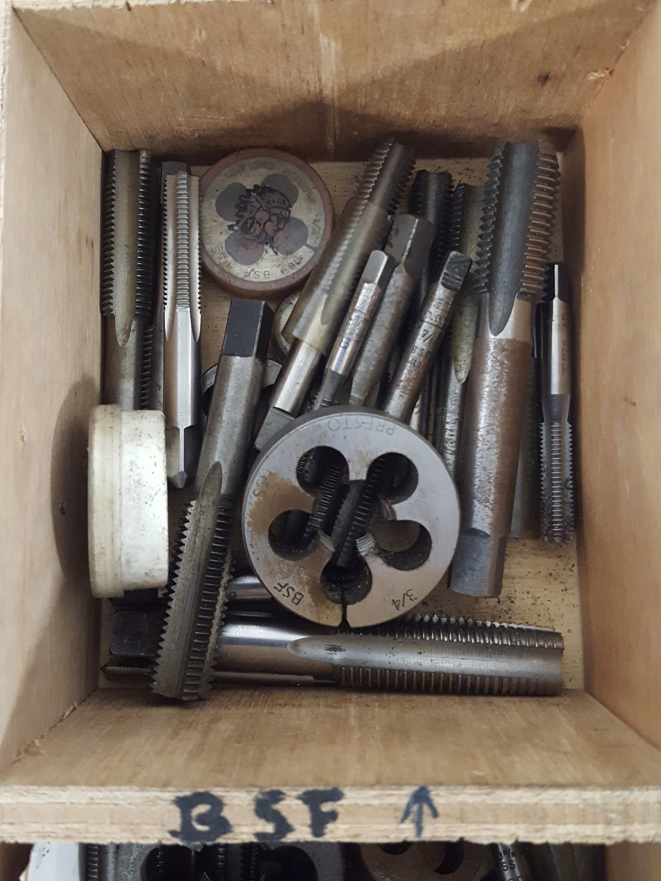 Image of Job Lot of Taps & Dies Engineering Workshop
