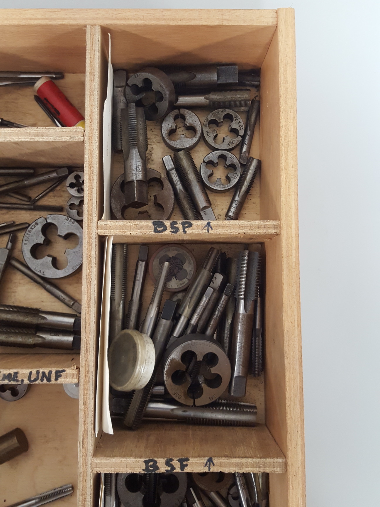 Image of Job Lot of Taps & Dies Engineering Workshop