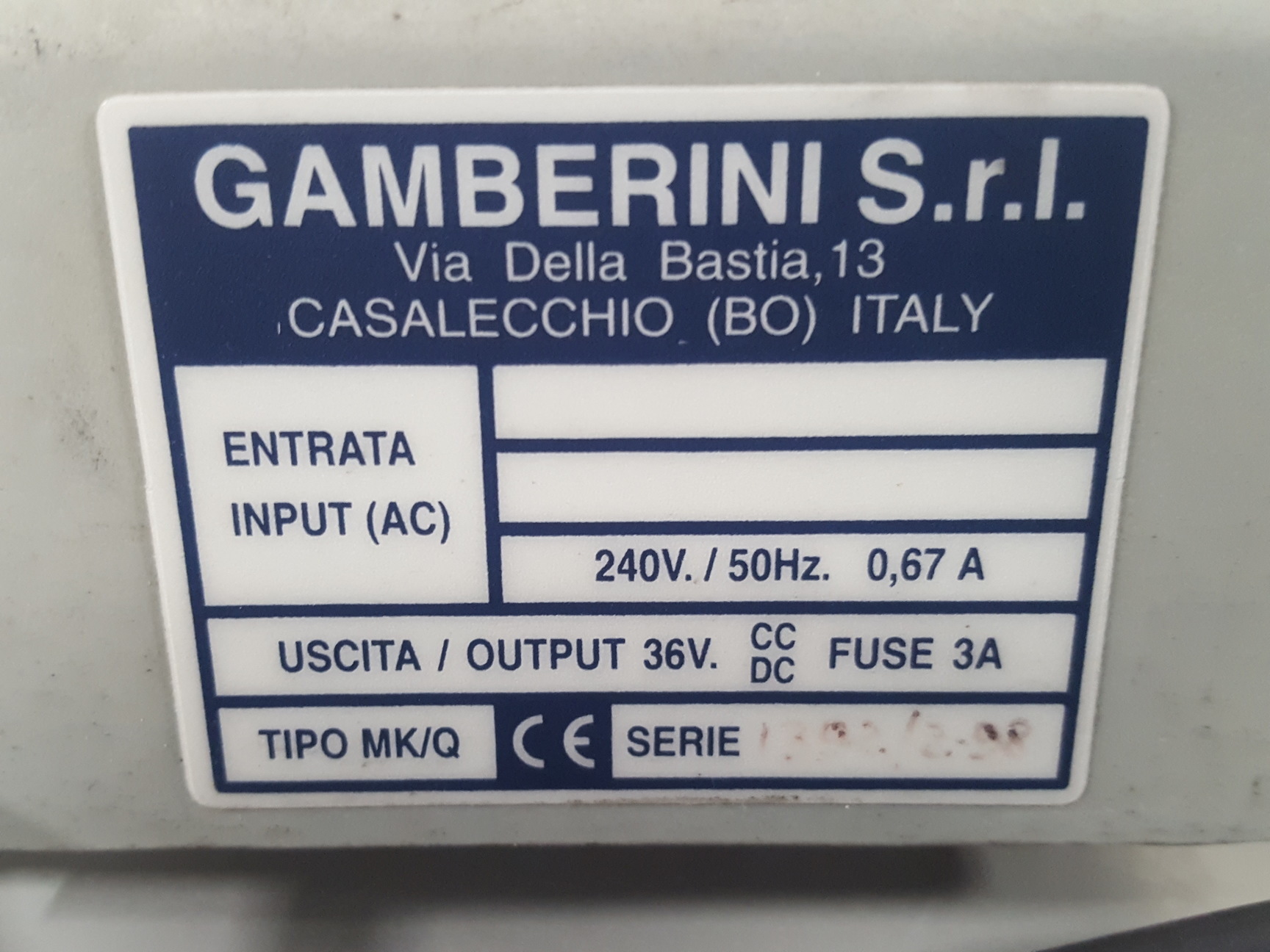 Image of Gamberini S.r.l Dental Drill + Handpiece and Footpedal Lab Tipo MK/Q. 30000rpm