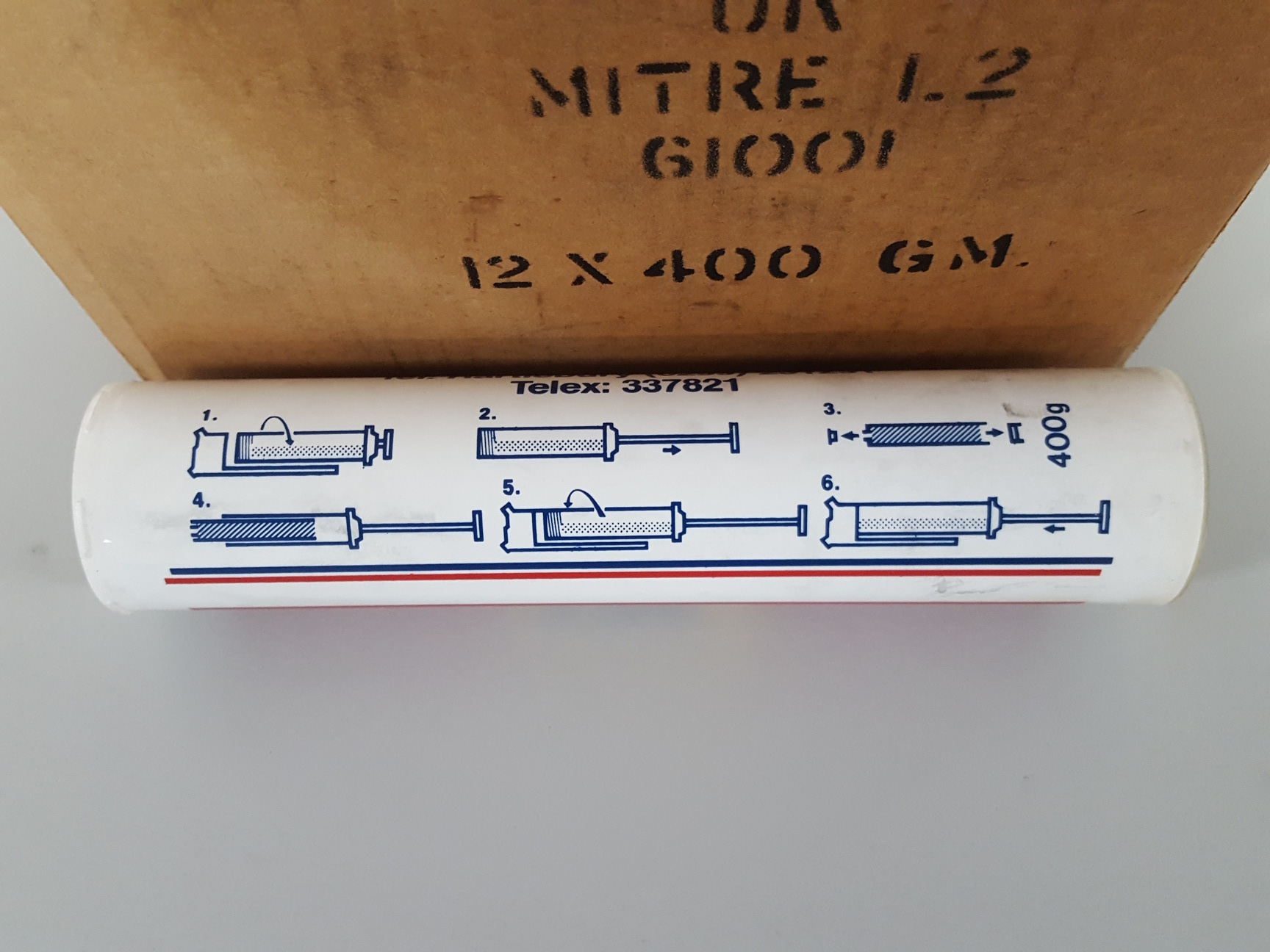 Image of 7x 400g Tubes of UK Mitre L2 Grease Tubes Lubricant