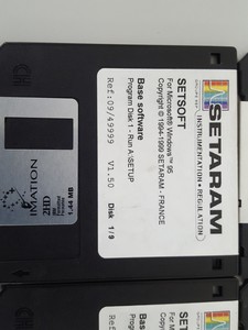 Thumbnail image of 9x Setaram Instrumentation Regulation Setasoft Software Floppy DisksWin 95 Lab 