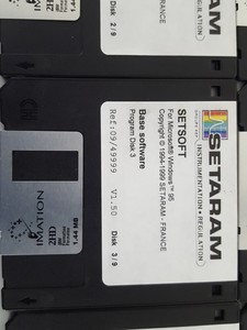 Thumbnail image of 9x Setaram Instrumentation Regulation Setasoft Software Floppy DisksWin 95 Lab 