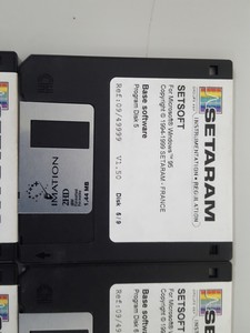 Thumbnail image of 9x Setaram Instrumentation Regulation Setasoft Software Floppy DisksWin 95 Lab 