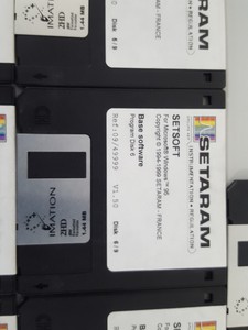Thumbnail image of 9x Setaram Instrumentation Regulation Setasoft Software Floppy DisksWin 95 Lab 