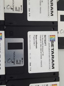 Thumbnail image of 9x Setaram Instrumentation Regulation Setasoft Software Floppy DisksWin 95 Lab 
