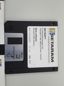Thumbnail image of 9x Setaram Instrumentation Regulation Setasoft Software Floppy DisksWin 95 Lab 