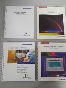 Thumbnail image of 8x Perkin Elmer Spectroscopy Manuals / Guides Spectrum 2000R NIR FT-Raman GX Lab