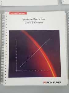 Thumbnail image of 8x Perkin Elmer Spectroscopy Manuals / Guides Spectrum 2000R NIR FT-Raman GX Lab