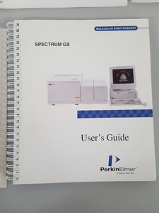 Thumbnail image of 8x Perkin Elmer Spectroscopy Manuals / Guides Spectrum 2000R NIR FT-Raman GX Lab