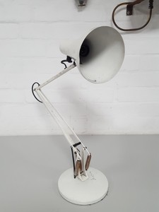 Thumbnail image of Anglepoise White Flexible-Arm Office Desk Lamp Upcycle