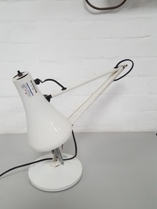 Thumbnail image of Anglepoise White Flexible-Arm Office Desk Lamp - Upcycle