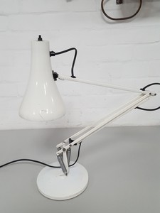 Thumbnail image of Anglepoise White Flexible-Arm Office Desk Lamp  - Upcycle