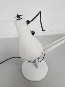 Thumbnail image of Anglepoise White Flexible-Arm Office Desk Lamp  - Upcycle