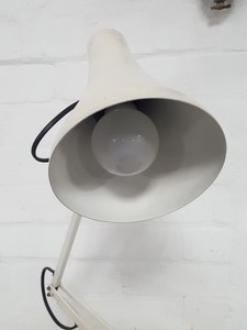 Thumbnail image of Anglepoise Cream/White Flexible-Arm Office Desk Lamp - Upcycle