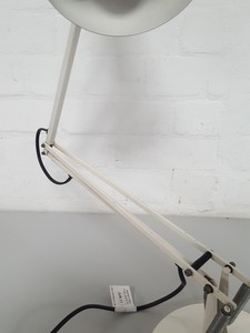 Thumbnail image of Anglepoise Cream/White Flexible-Arm Office Desk Lamp - Upcycle