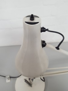 Thumbnail image of Anglepoise Cream/White Flexible-Arm Office Desk Lamp - Upcycle