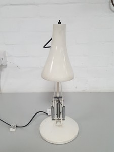 Thumbnail image of Anglepoise Cream/White Flexible-Arm Office Desk Lamp - Upcycle