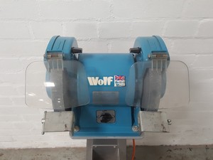 Thumbnail image of Wolf Type 8356 Benchtop Grinder On Stand Disc Grinding 1 Phase Single Phase