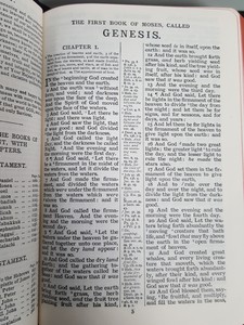 Thumbnail image of Brevier Clarendon Oxford India Paper Morocco Grain Goatskin Bible yapp A1792 