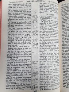 Thumbnail image of Brevier Clarendon Oxford India Paper Morocco Grain Goatskin Bible yapp A1792 