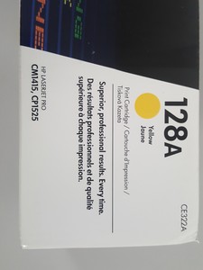 Thumbnail image of Genuine HP LaserJet 128A CE322A Yellow Printer Toner Cartridge 