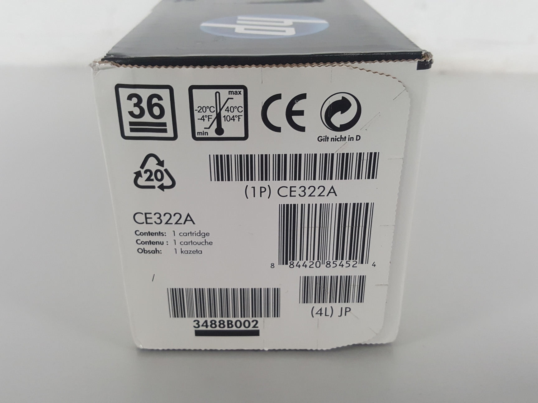 Image of Genuine HP LaserJet 128A CE322A Yellow Printer Toner Cartridge 