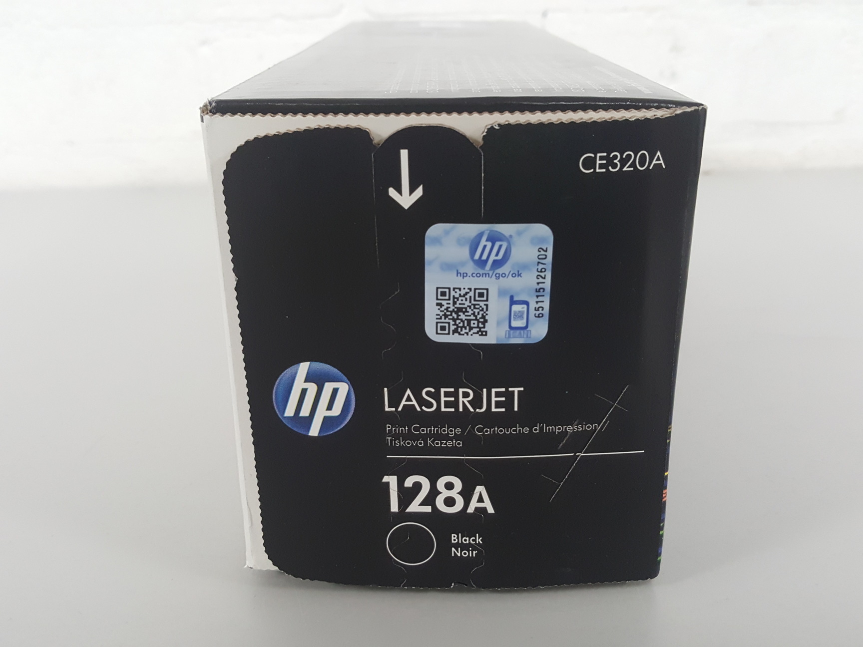 Image of Genuine HP LaserJet 128A CE320A Black Printer Toner Cartridge 