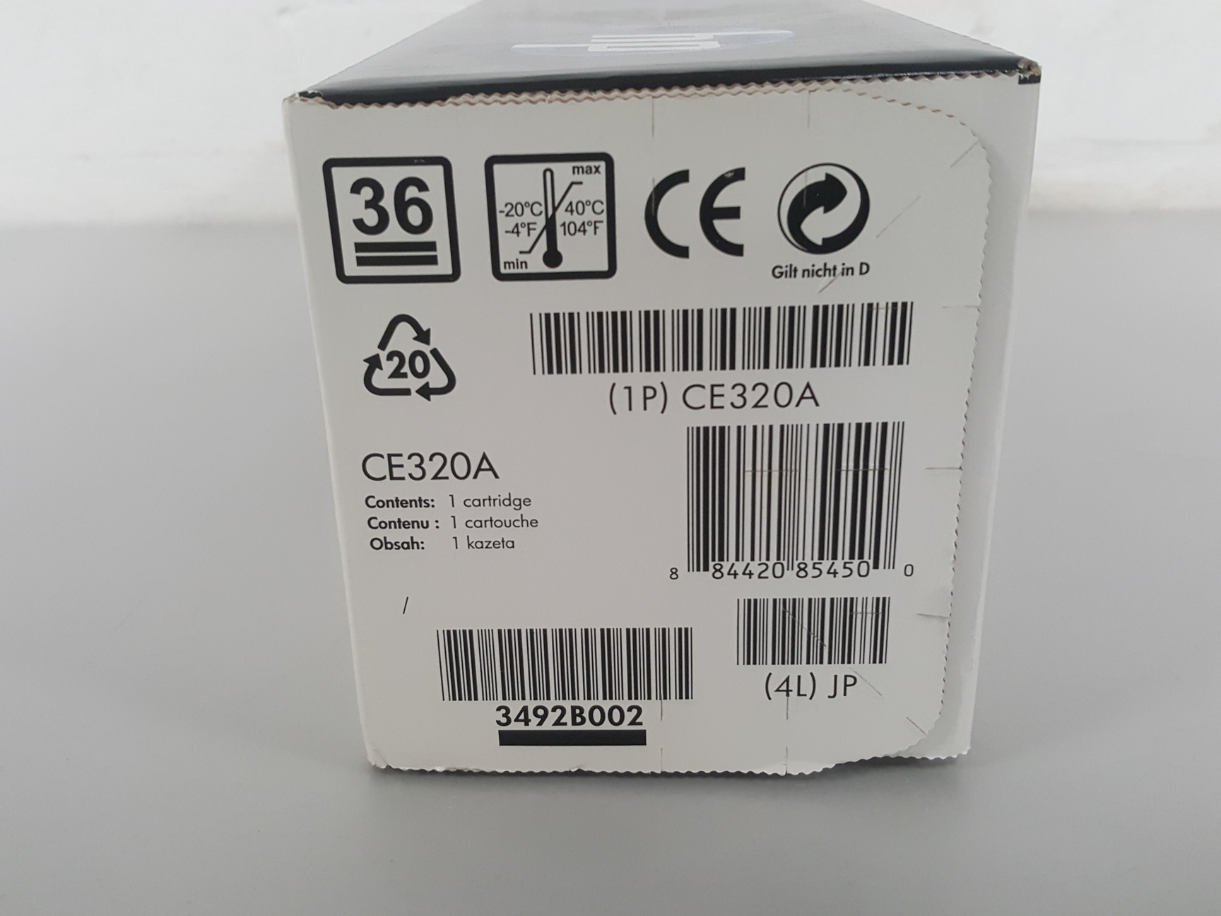 Image of Genuine HP LaserJet 128A CE320A Black Printer Toner Cartridge 