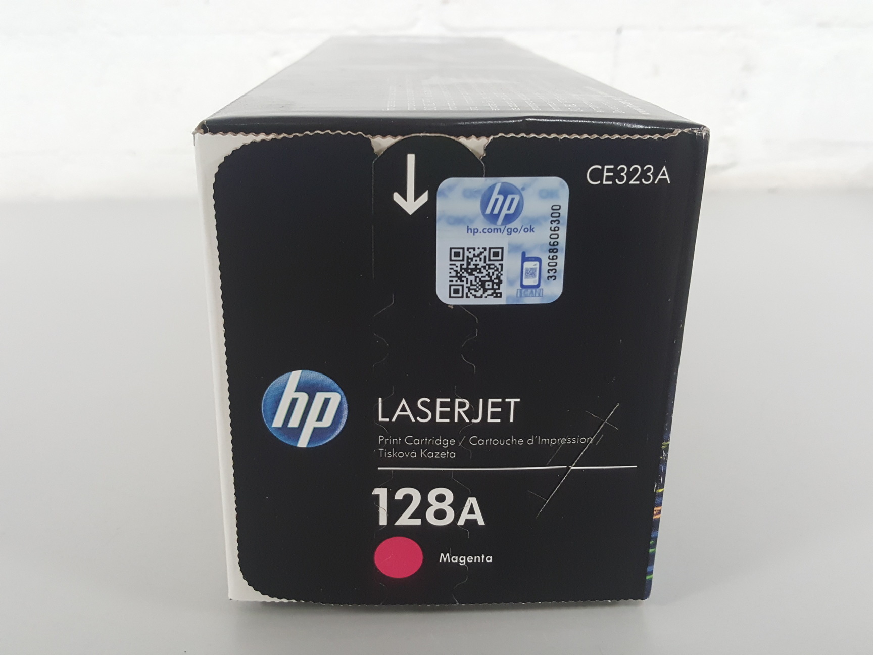 Image of Genuine HP LaserJet 128A CE323A Magenta Printer Toner Cartridge 