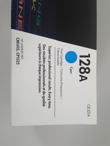Thumbnail image of Genuine HP LaserJet 128A CE321A Cyan Printer Toner Cartridge 
