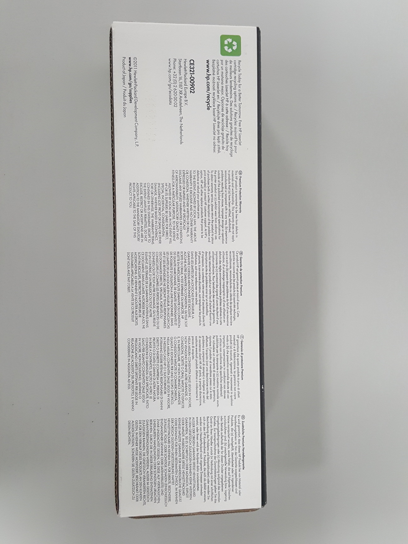 Image of Genuine HP LaserJet 128A CE321A Cyan Printer Toner Cartridge 
