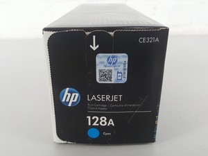 Thumbnail image of Genuine HP LaserJet 128A CE321A Cyan Printer Toner Cartridge 