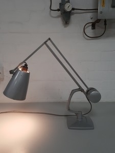 Thumbnail image of Angelpoise Flexible Arm Desk Lamp Silver / Grey Upcycle