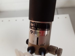Thumbnail image of Pharmacia Biotech FPLC 1x UV-M II Detector, 2x P-500 Pumps, 1x Frac-100, Lab