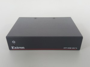 Thumbnail image of 2x Extron DTP HDMI 230 Tx & DTP HDMI 230 Rx. Includes 1 x PSU & IEC cable