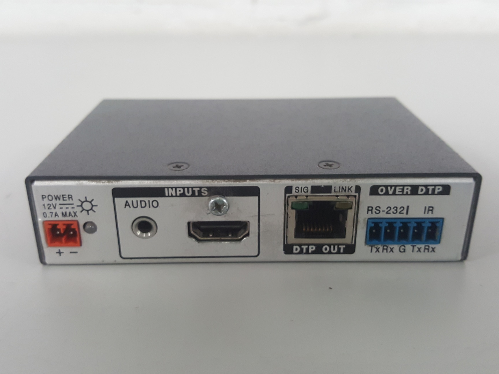Image of 2x Extron DTP HDMI 230 Tx & DTP HDMI 230 Rx. Includes 1 x PSU & IEC cable