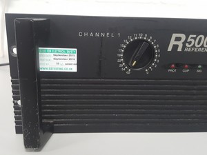 Thumbnail image of InterM R500 Reference Power Amplifier 2 Channel 250Watt per channel at 4ohms