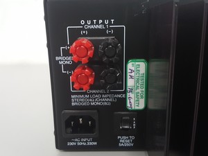 Thumbnail image of InterM R500 Reference Power Amplifier 2 Channel 250Watt per channel at 4ohms