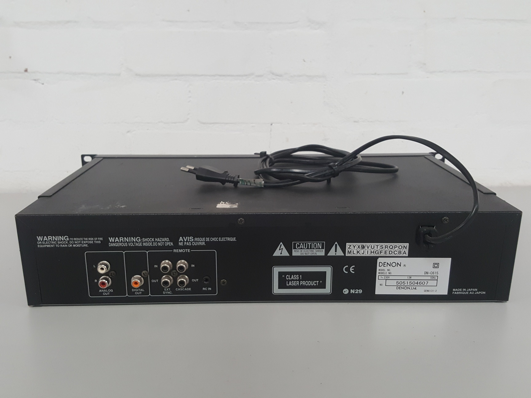 Image of Denon DN-C615 Compact Disc MP3 Player AV Equipment