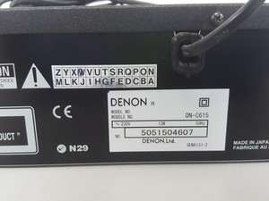 Thumbnail image of Denon DN-C615 Compact Disc MP3 Player AV Equipment